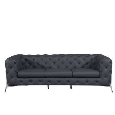 Canapé en cuir 100% italien Global United