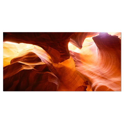 « yellow antilope canyon », impression sur toile tendue