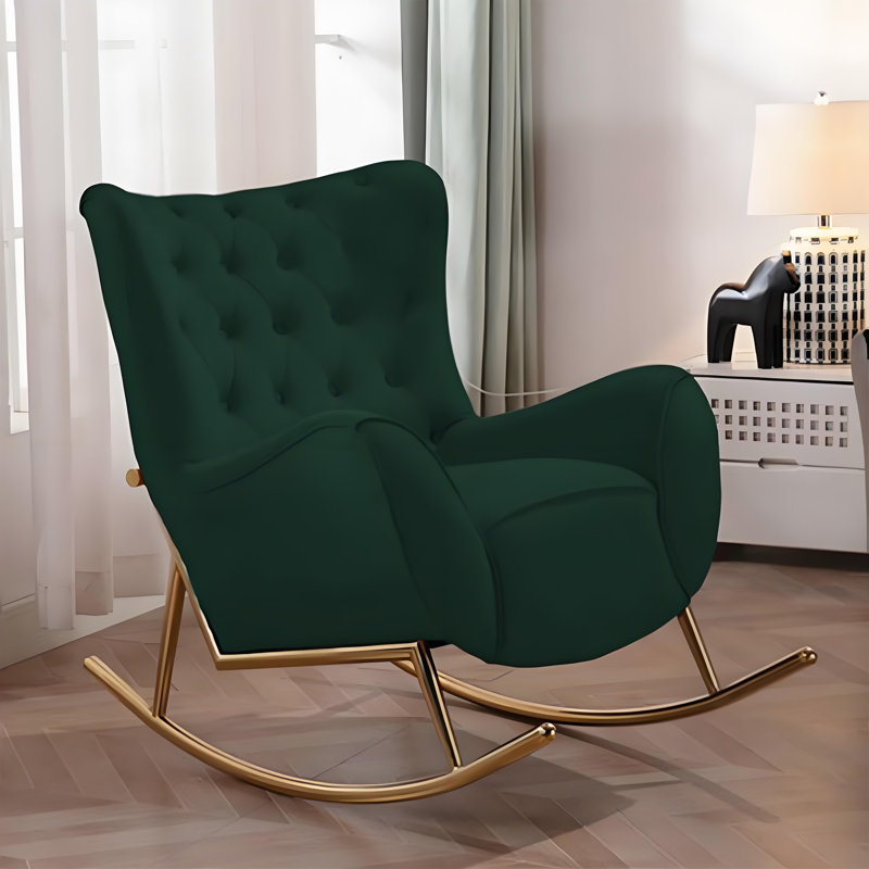 Chaise berçante élégante pour la maison, Atrovirens