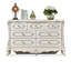 Armoire d'appoint en bois manufacturé blanc massif-1733425802