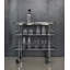 Street Metal Bar Cart with Wheels