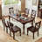 Antique solid wood dining table-1689930096