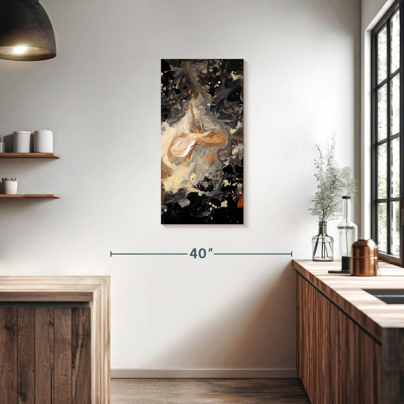 Nuit étoilée III, H 36 po x l 18 po