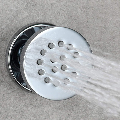 Smart Shower Jet - Wall Mount - 2" Brass/Polished Chrome