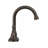 Vintage Style 360° Swivel Oil Rubbed Bronze High Arc Centerset Bathroom Faucet, 2-handle 4-inch 3-hole Vanity Sink Faucet