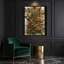 "Watercolor Floral" 85, art mural sur toile brune-1051298753