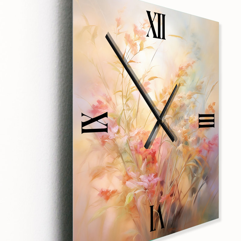 Jazzmarie - Horloge murale florale, Grand