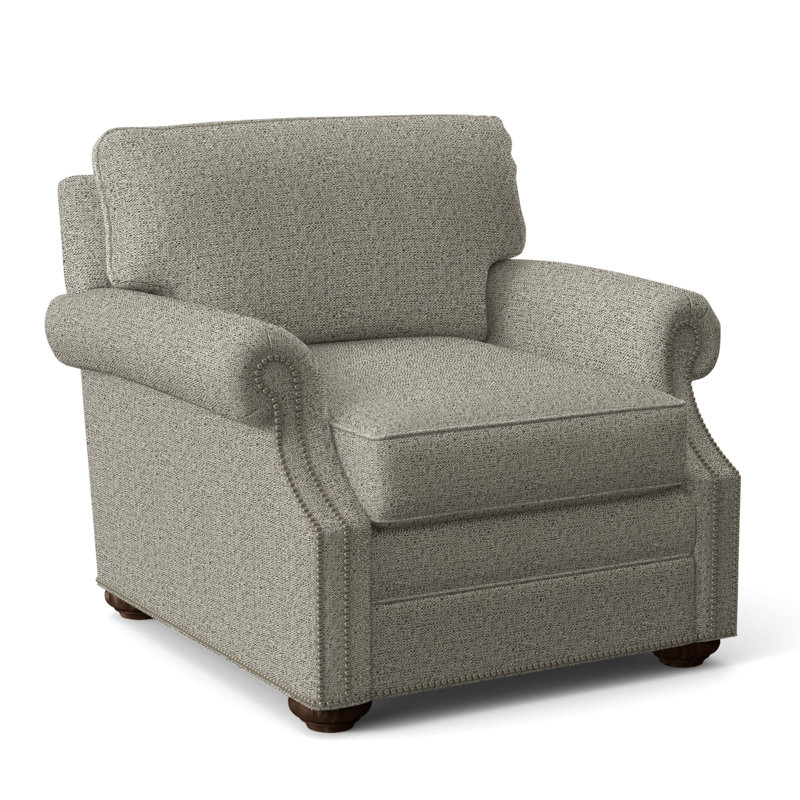 Gutherly Armchair, No, Tuck Graphite, Navajo