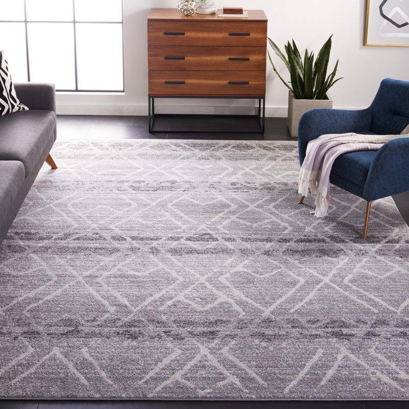 Muniz Performance Geometric Rug, Rectangle 8' x 10'