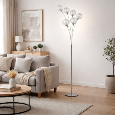 Aalayjah 180cm Silver Novelty Floor Lamp
