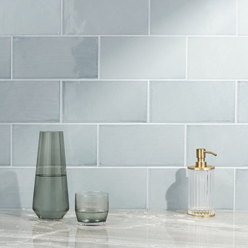 Thames 5 in x 10 in Ceramic Subway Tile (28 Pieces/ 10.76 sqft/ case), Blue