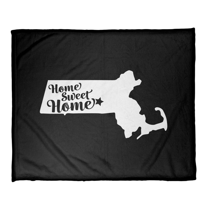 Jeté en polaires pour worcester home, l 32,5 po x L 42,5 po, Noir