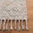 Leming Hand Loomed Wool/Cotton Geometric Rug in Ivory/Blue-129922057