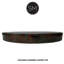 Luxurious Wrought Iron Coffee Table embellished with a 48” Round Oxidized Copper Top
