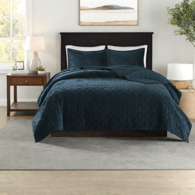 Premium Velvet Bedding Set, Cotton Comfort, Modern Teal Design For Home