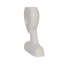 Deboise Handmade White Face Design Ceramic Table Vase for Living Room Decoration, Modern Vase Home Decor