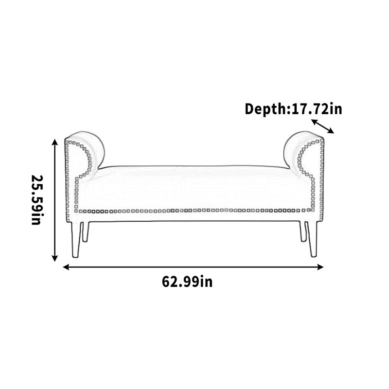 Richardson, H 25,59 po x l 62,99 po x P 17,72 po