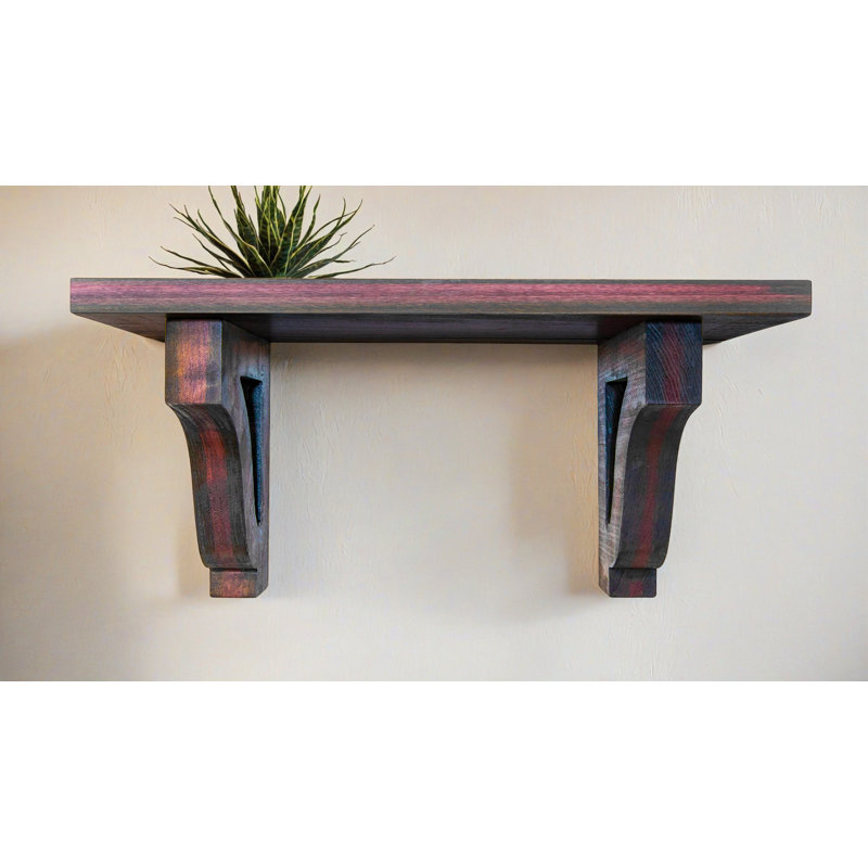 1" Shelves/W Corbels, 10" H x 27" W x 8" D