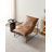 Sleepy Metal Frame Genuine Leather Leisure Chair