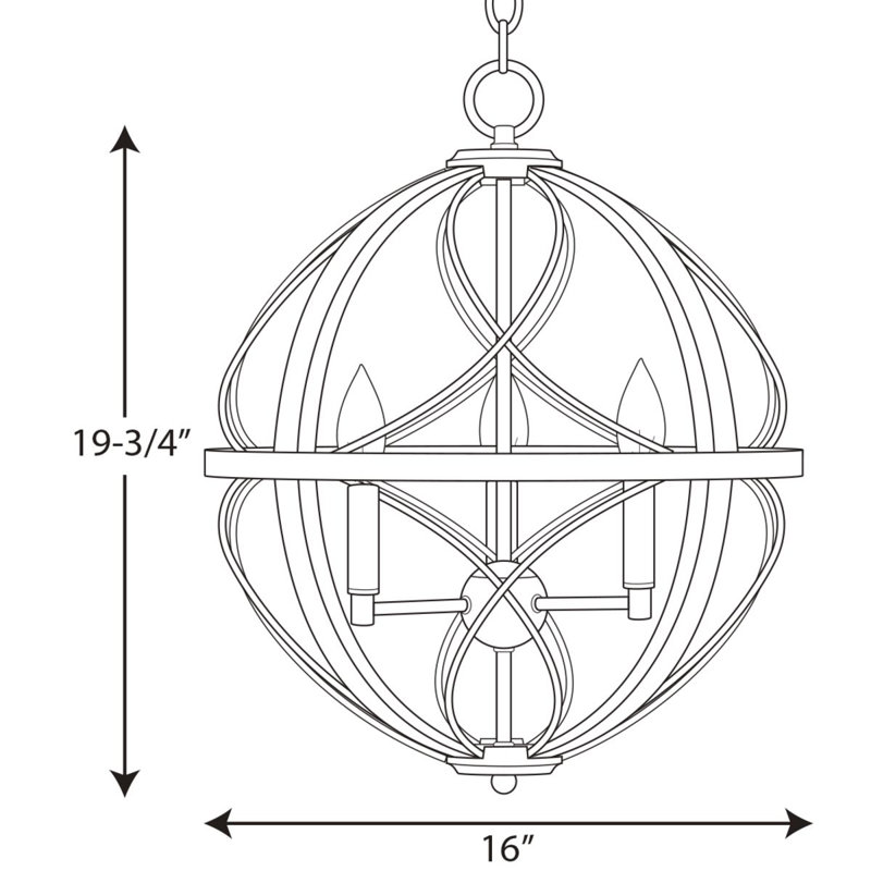 Brandywine 16" Silver Ridge and Bronze LED Pendant Light
