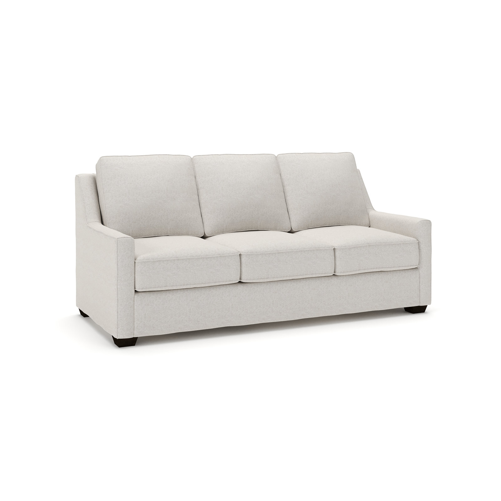 Gemi 80'' Upholstered Sofa, Macarena Light Gray Canvas