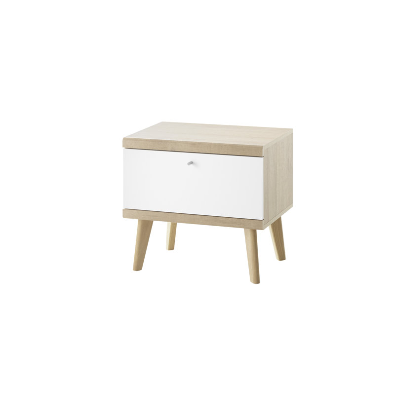 Zapata 54cm W Manufactured Wood Bedside Table