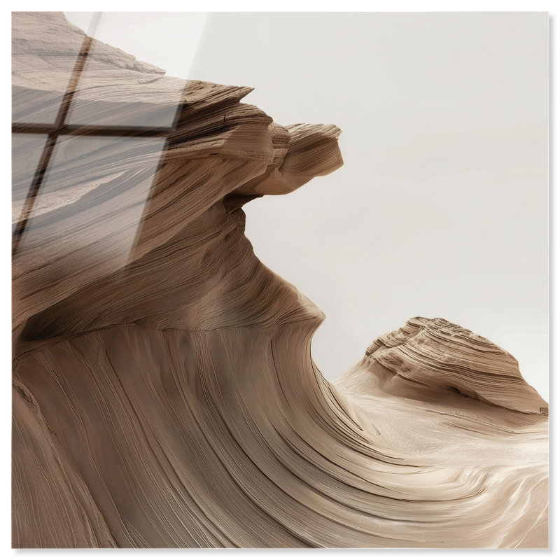 Stoic Sandstone II Print by Oliver Gal, 30"H x 30"W, High-Gloss Acrylic Print