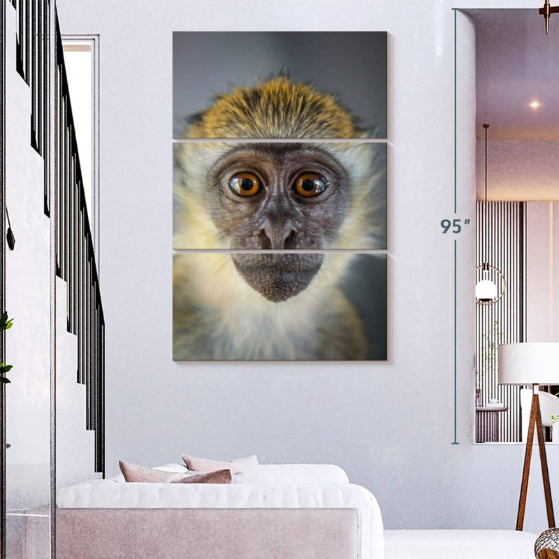 Brampt Vervet Monkey, 74" H x 48" W