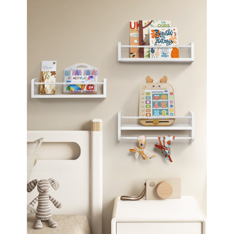 3 Piece Wood Floating Shelf