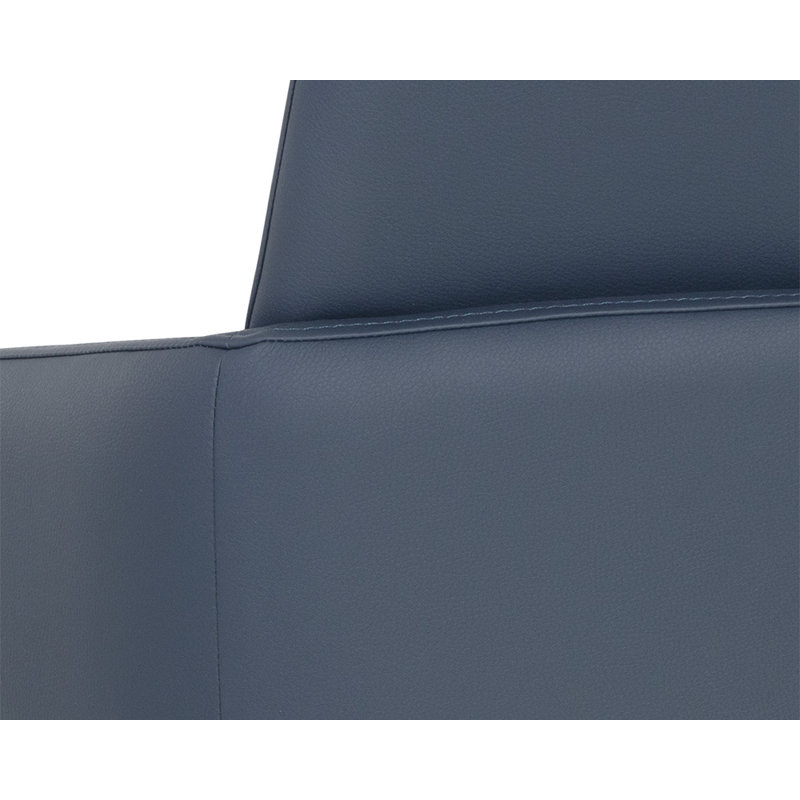 FAUTEUIL DE SALLE À MANGER Bourlo CARLO - NOIR - DILLON THUNTER, Bleu