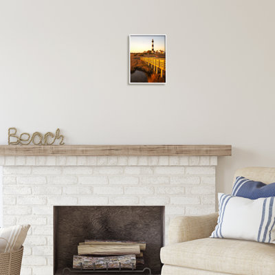 Bb-349-Framed " Bridge To Lighthouse " by Danny Head