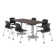 72" L Rectangular Breakroom Table and Chair Set