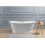 Baignoire de trempage autoportante 67 "avec plateau en bambou 67" Streamline-84361850