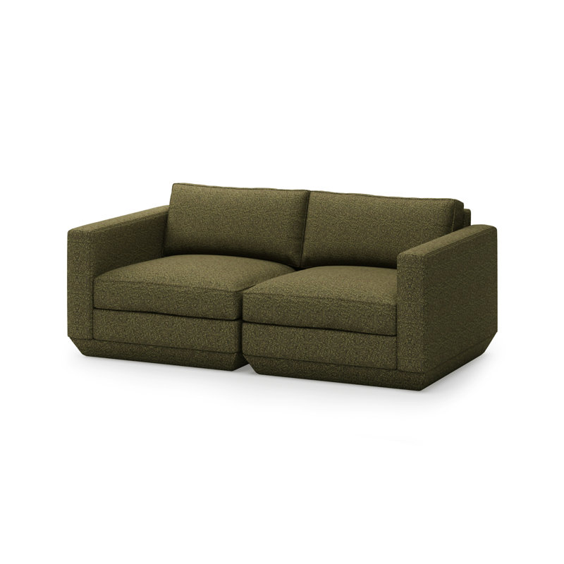 Podium Modular 2 PC Sofa, Copenhagen Terra