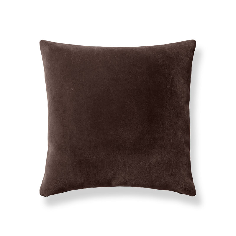 GEORGIA SUEDE PILLOW, Espresso