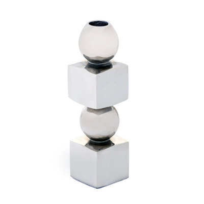 Paulding Aluminum Pillar Candle Holder