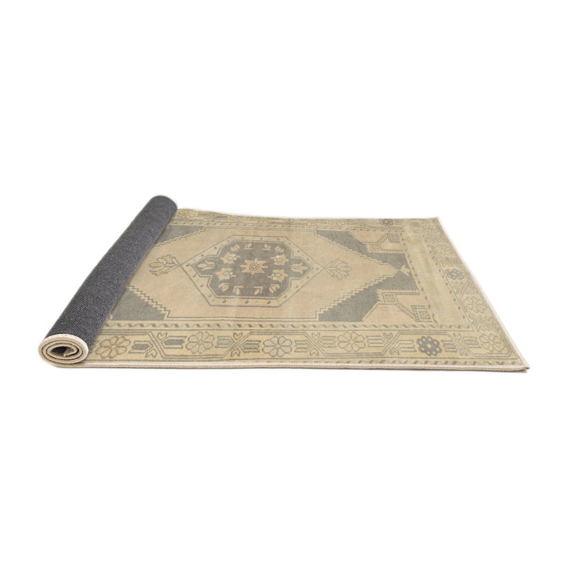 Surface beige contemporaine tapis, Rond 3 pi