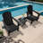 HDPE Outdoor Foldable Adjustable Back Adirondack Chair with Cup Holder-1525232642