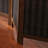 4 Panels Black Solid Wood Folding Room Divider