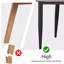 Chaises de salle à manger rembourrées en cuir et chaises à oreilles modernes avec pieds en métal pour la maison (ensemble de 2)-913269901