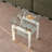 Square End Table With Storage