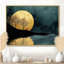 «Quiet Bold River In Emerald Gold Harmony I - Forest River Mountains, art mural-986960760-880381805-986960754