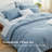 Bedsure Full Size Comforter Set - 7 Pieces Grayish Blue Full Bedding Set for All Seasons, Boho Contrasting Design Bed in a Bag with Comforter, Sheets, Pillowcases & Shams-110364983-105522623