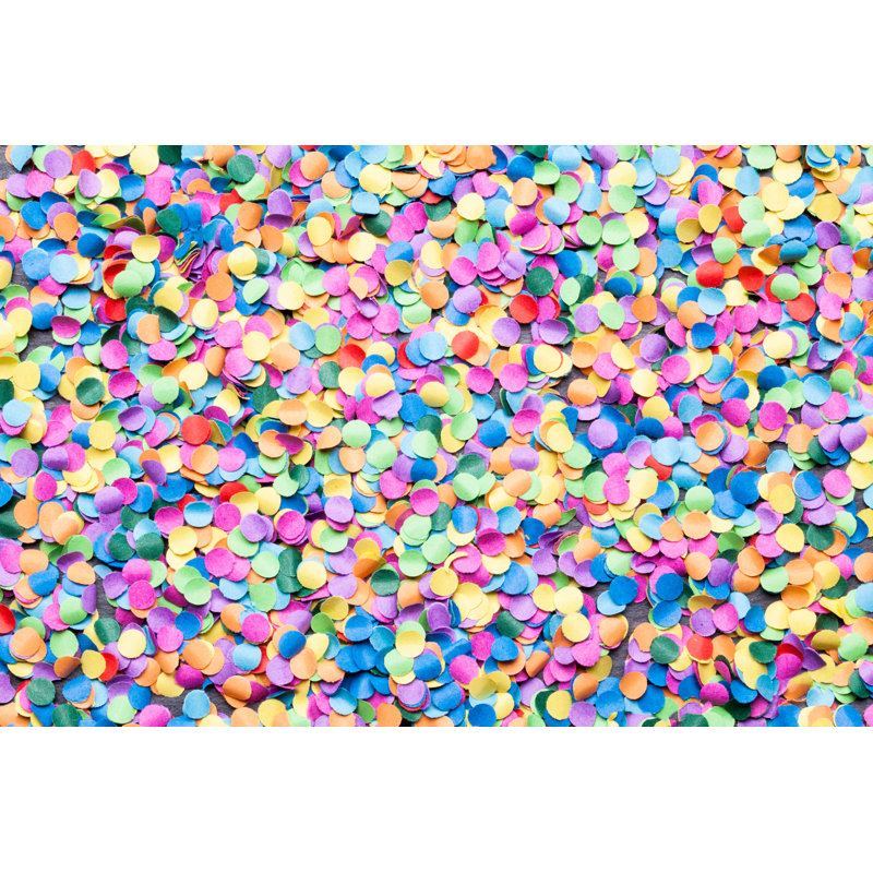 Confettis de Pixelliebe - photographie sur toile tendue, H 8 po x l 12 po