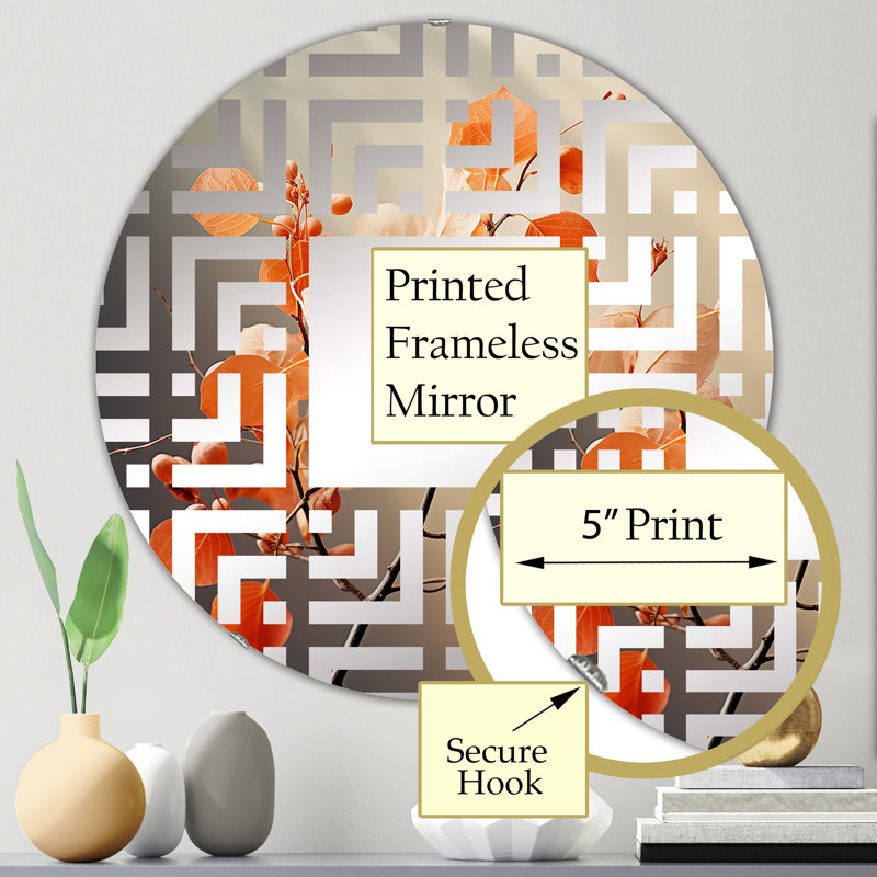 Aret Circle Mirror, 23.6" x 23.6"