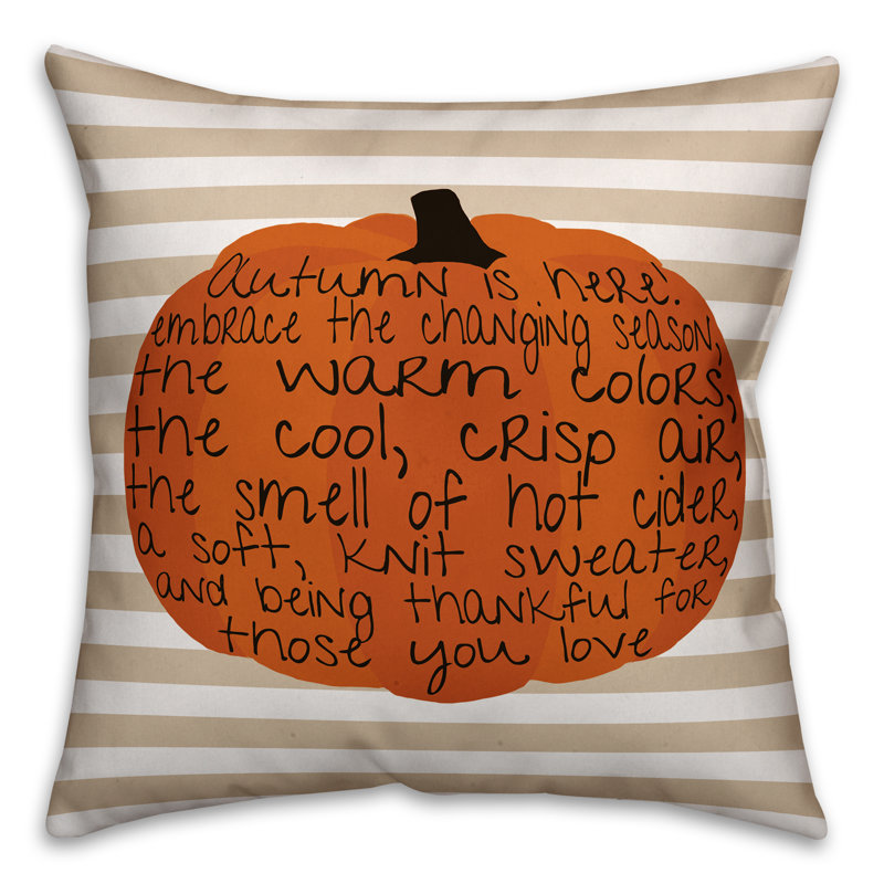 Coussin d’automne enlevant, Extérieur