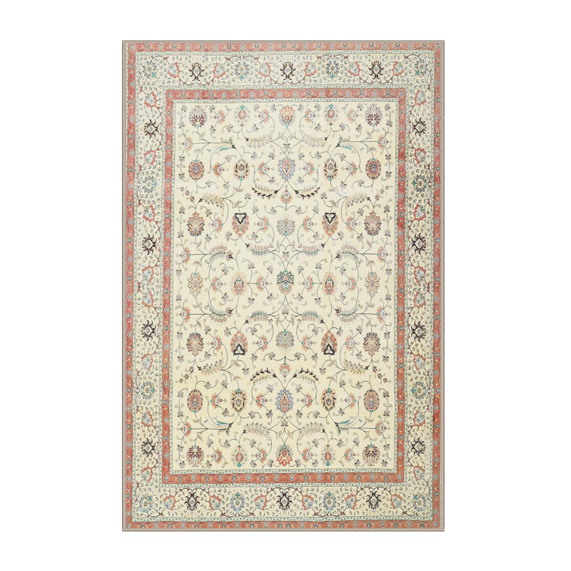 Mahnoor Floral Indoor Rug, Rectangle 5' x 7'