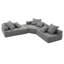 Canapé modulaire en L surdimensionné Roomfitter
