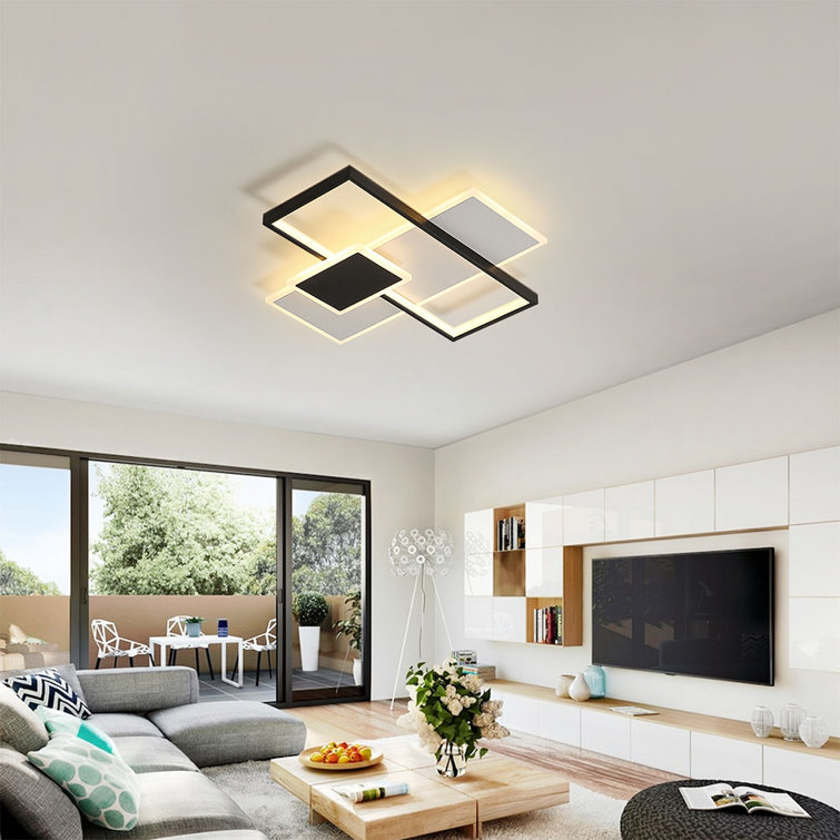 50CM Dimmable LED Flush Mount Ceiling Light