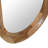 Ozma Solid Wood Oval Wall Mirror